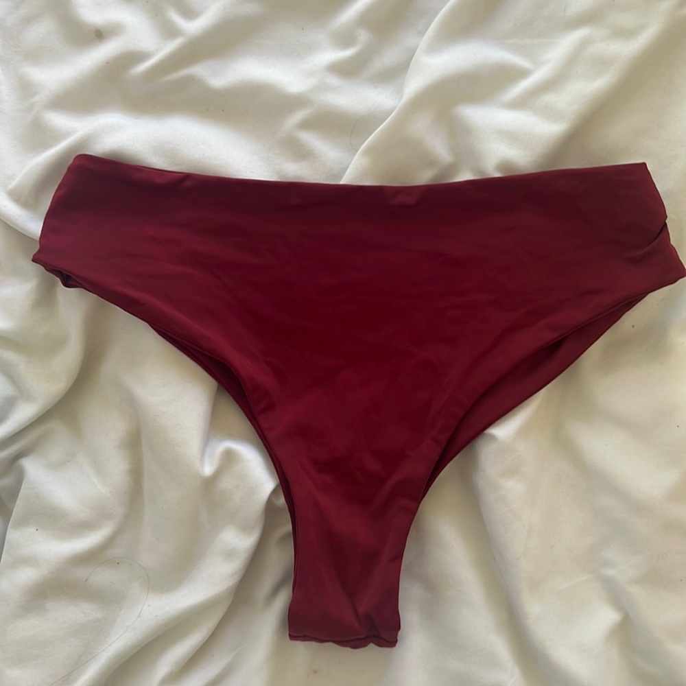 Myra swim maroon bottoms